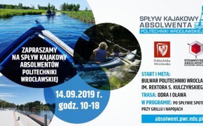 Spływ kajakowy absolwentów PWR