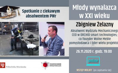Spotkanie z Ciekawym Absolwentem: Zbigniew Żelazny – młody wynalazca  💡🛵🚘