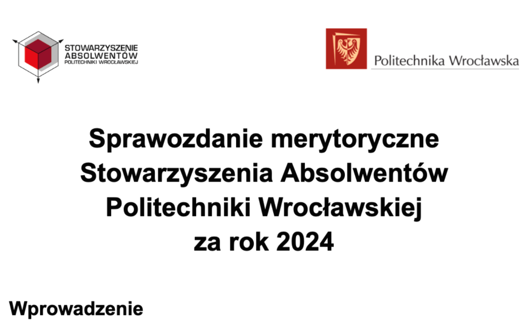 Sprawozdanie z działalności za 2024 rok
