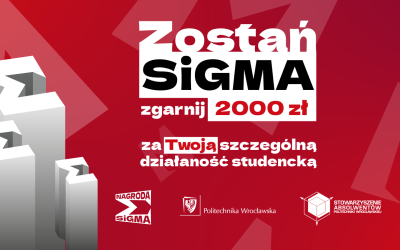 Nagroda „Sigma” – za całokształt działalności studenckiej! Ruszyły zgłoszenia!