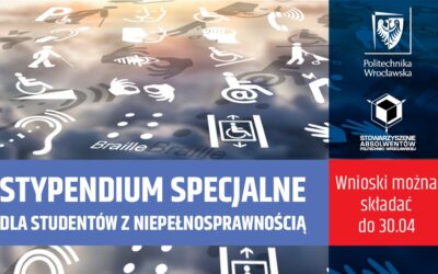 Złóż wniosek o Stypendium Specjalne dla Studentów z Niepełnosprawnościami