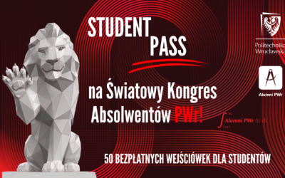 🎓 Studiujesz na PWr? Weź udział w Światowym Kongresie Absolwentów ZA DARMO!